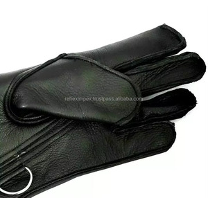 Découvrez une protection inégalée avec le gant de fauconnerie premium 2026, conçu pour une longueur de 40 cm, fabriqué en cuir de vachette à quatre couches. - Product Image 2