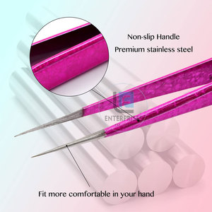 Pinces à cils en acier inoxydable fabriquées au Pakistan, taille et poids personnalisés, réutilisables, durables, de haute qualité - Product Image 6