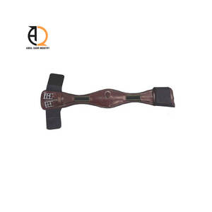 Sangle de cheval sur mesure en peau de mouton marron, sangle western matelassée en tissu pour chevaux - Product Image 4