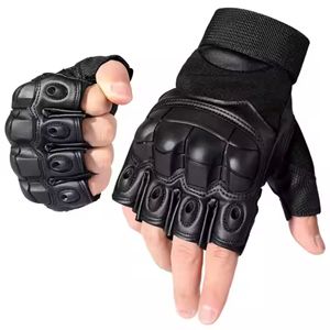 ถุงมือนิรภัยแบบสปอร์ตยาวถึงข้อมือ วัสดุ PU ระบายอากาศได้ดี สำหรับกีฬากลางแจ้ง ใช้ได้ในฤดูใบไม้ผลิและฤดูร้อน สีดำ สำหรับผู้ชาย ขี่มอเตอร์ไซค์ สีดำ - Product Image 3