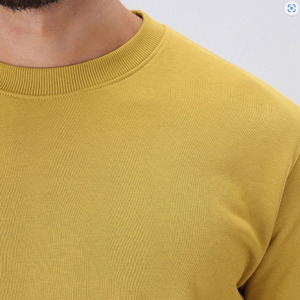 Pull en laine/polyester tricoté doux à col rond pour homme, coupe ajustée, anti-rides, manches longues, couleur unie, jauge 5GG, vente en gros ODM - Product Image 6