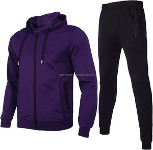 OEM 2025 Nouvelle Arrivée Hommes En Gros Haute Slim Fit Rouge & Blanc Couleur Couper Et Coudre! Ensemble de survêtement en polyester 00% pour homme - Product Image 6