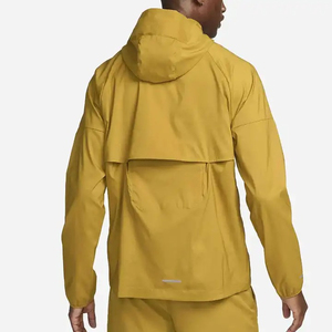 Waterproof <b>Running</b> Men's Windbreaker Stand Collar Hooded Custom Logo <b>Reflecting</b> Outdoor <b>Jacket</b>-Vintage Style - Product Image 4