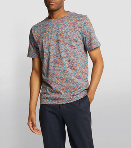 T-shirts personnalisés en gros à prix abordable – Impression sérigraphique de haute qualité avec logo personnalisé – T-shirts pour hommes grandes tailles en polyester/coton tricoté - Product Image 1