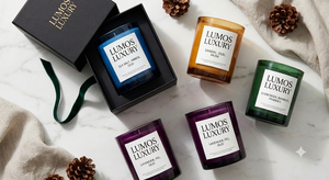 Velas Aromáticas de Lujo Hechas a Mano Lumos, Cera de Soya en Frasco de Vidrio, Decoración para el Hogar, Duración de 20-40 Horas - Product Image 2