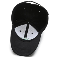 Gorra de Béisbol Blanca y Negra con Bordado de Hoja Verde, Ajustable, Unisex, de 6 Paneles, Informal, para Adultos, 100% Poliéster Twill