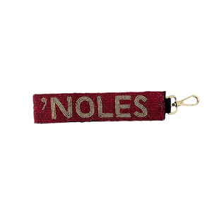 Porte-clés bracelet perlé fait main en tissu de qualité supérieure avec lettres grecques, personnalisé pour la sororité, le jour du match, avec logo et symbole de mode - Product Image 3