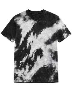 Customized <b>Black</b> White <b>Tie</b> Dye T Shirt <b>Men</b> Cotton Crew Neck Short Sleeve Vintage Wash Tee Streetwear Casual Summer Wear <b>Mens</b> OEM - Product Image 1