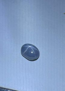 Cabujón de zafiro estrella gris natural. Sin calor ni tratamiento. Zafiro estrella de 6 rayos. Cabujón de zafiro suelto. - Product Image 4