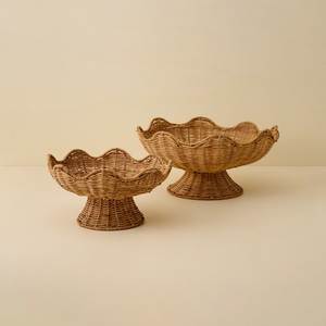 Custom Handwoven Natural Rattan <b>Basket</b> With Lid <b>Wicker</b> <b>Storage</b> Organizer Home Kitchen Bathroom Decorative Container - Product Image 4