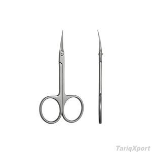 Russian Front Manicure Scissors Small Pointed Stainless Steel Beauty <b>Tool</b> with Sharp Blade Tip Curved <b>Edges</b> Cuticle Scissors - Product Image 3