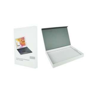 Caja de Regalo de Papel con Logotipo OEM Impreso, Caja Plegable de Lujo para Accesorios de Tableta, Teclado Inalámbrico, para iPad - Product Image 1
