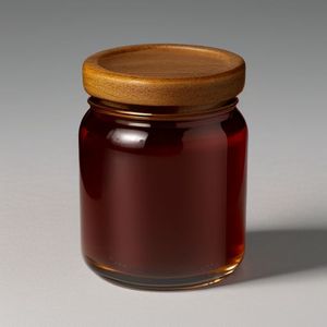 Modern Glass <b>Jar</b> With Wooden Lid For Preserving <b>Cookies</b> Candy Nuts Seeds Spices Coffee Tea And Dry Ingredients - Product Image 4