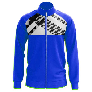 Football <b>Jacket</b> Mens Active Wear Tracksuits <b>Slim</b> <b>Fit</b> Soccer Club Team Track <b>Jackets</b> Sport Running Warm up Polyester Men's <b>Jacket</b> - Product Image 5