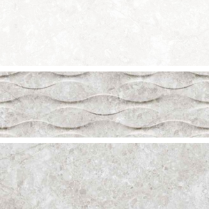 Azulejo de Pared Cerámico Blanco Brillante de Alta Calidad 300x600, Estilo Moderno Minimalista para Oficinas Corporativas y Edificios Comerciales - Product Image 2