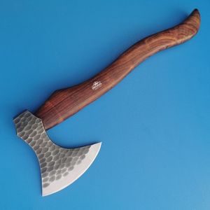 Carbon Steel Hatchet <b>Axe</b> with <b>Wood</b> Handle Compact Outdoor Camping Tool for Bushcraft Hiking <b>Wood</b> Chopping and General Outdoor - Product Image 2