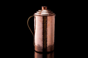 Vintage Style Copper <b>Water</b> Jug Handcrafted Ayurvedic Pitcher Durable Drinking <b>Water</b> <b>Container</b> Premium Craftsmanship - Product Image 4