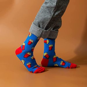 DENMIN APPARELS <b>Wool</b> Thick Crew <b>Socks</b> for Men-Breathable Ribbed Knit Winter Streetwear Fashion Casual <b>Socks</b> - Product Image 3