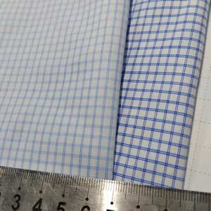 Tela Popelina a Cuadros Teñida con Hilo 100% Algodón, Resistente a las Arrugas, con Acabado de Amoníaco Líquido, para Camisas y Uniformes de Alta Calidad - Product Image 4