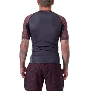 Rashguard personnalisé pour adultes MMA BJJ, manches longues, UPF50, respirant, multi-panneaux, compression, fabricant OEM - Product Image 3