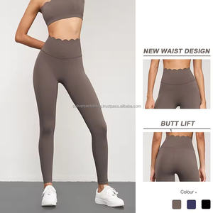 Pantalones de Yoga de cintura alta con diseño personalizado para mujer, mallas de entrenamiento de nuevo estilo para gimnasio, Fitness y atletismo - Product Image 2