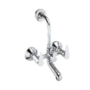 214 2in 1 wall Mixer With L Bend for Arrangement Of Overhead Shower Tap Single Handle Ceramic Valve Core Watermark - Product Image 1