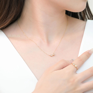 Moi Lab Grown Diamond <b>Two</b> <b>Stone</b> <b>Ring</b> Lab Grown Diamonds Platinum Abstract Contour Design Breathtaking Organic - Product Image 5