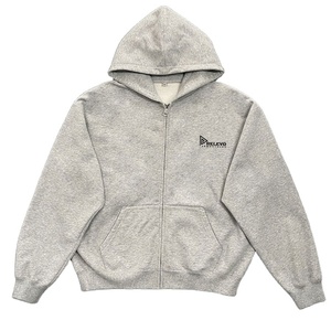 เสื้อฮู้ดซิปผู้ชายพิมพ์ลายตามสั่ง 450 GSM ทรงโอเวอร์ไซส์ ทรงบ็อกซี่ ผ้าฟลีซคุณภาพสูง ผลิตในปากีสถาน - Product Image 1