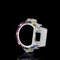 Boîtier de montre G-Shock haut de gamme Starspire Jewels, modèle 6900, couleur D VVS, lunette de montre sertie de pierres, or rose, taille personnalisable