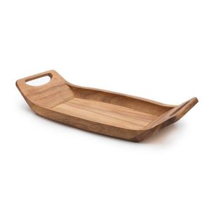 Nouvel arrivage : Plateau de service en bois naturel fait main pour aliments – Dernier modèle en bois de manguier pour la maison, le bureau et la cuisine - Product Image 1