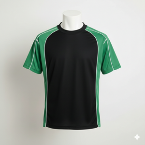 เสื้อฟุตบอลชายแบบสั่งทำสีได้ ผ้าถักทรงโอเวอร์ไซส์ กันหด รุ่นปี 2026 2027 ระบายอากาศ แห้งเร็ว สำหรับมืออาชีพ แบบแขนสั้น - Product Image 4