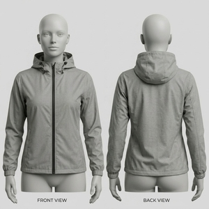 Premium <b>Women</b> <b>Windbreaker</b> Jacket Athletic Outerwear <b>Women</b> <b>Windbreaker</b> Jacket Featuring Quick Dry Lightweight Fabric Comfortable - Product Image 5