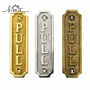 Snug Room Door Sign Solid Brass Engraved Name Plate Vintage Style Wall Plaque Home Decor Room Sign Decorative <b>Hardware</b> - Product Image 4