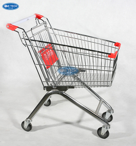 รถเข็นช็อปปิ้ง / รถเข็นซื้อของ 60 ลิตร ยี่ห้อเวียดนามวันเทค โครงเหล็กสแตนเลสเคลือบสีฝุ่น - Product Image 5