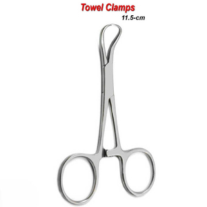 Pinzas de Toalla Backhaus de Acero Inoxidable para Procedimientos Quirúrgicos, Pinzas de Precisión para Drapeado, para Uso Hospitalario y Clínico - Product Image 6
