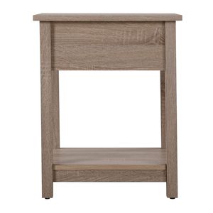 Elegante comodino in legno di sandalo contemporaneo - Product Image 4