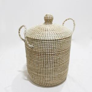 Cesta de Almacenamiento de Jacinto de Agua Artex Dong Thap, Diseño Flexible Multifuncional para Organización del Hogar y Artesanías Decorativas - Product Image 1