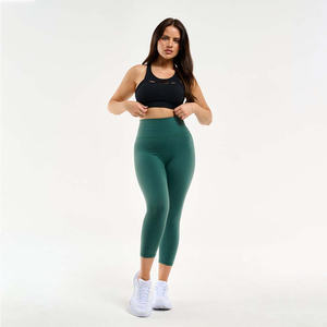 Leggings de yoga pour femmes en spandex/nylon/polyester sur mesure de qualité supérieure, fabriqués par un fabricant sur mesure pour une livraison directe d'usine. - Product Image 3