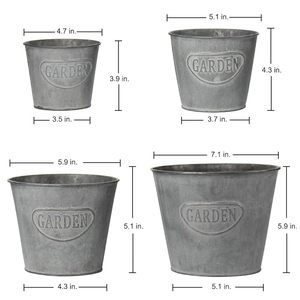 Jardinière en fer galvanisé pour fenêtre de cuisine, pour la décoration des plantes aromatiques et l'affichage élégant de la culture à domicile - Product Image 2