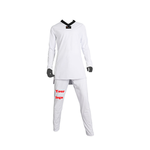 Pantalones de uniforme BJJ GI con parches de logotipo bordados en tejido de perlas 100% algodón hechos a medida, material Ripstop, transpirables, tallas personalizadas, OEM. - Product Image 3
