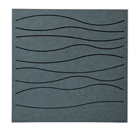 Diffuseur acoustique en feutre de polyester PET léger, design différent, sculpté par CNC, pour studio de musique, réduction du bruit