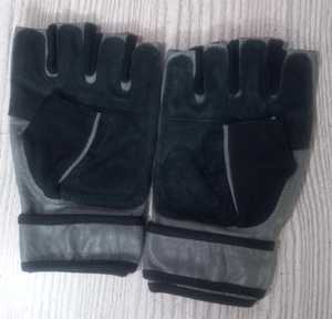 Guantes de Gimnasio para Fitness, Medios Dedos, Ligeros, Transpirables, Cierre de Hebilla de PU, para Levantamiento de Pesas, Ejercicios Pliométricos, 0.5 kg, para Hombre, Geo - Product Image 3