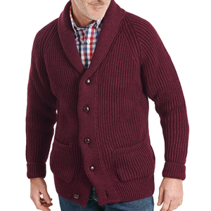 Suéter Beige de Punto Trenzado de Manga Larga con Cuello Redondo para Hombre, Suéteres de Punto con Patrón Trenzado, Suéter Unisex Cálido para Invierno - Product Image 1