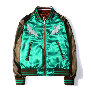 Custom Premium Quality Women's Solid <b>Suede</b> Bomber <b>Jacket</b> with Sheep Skin Embroidery Chains Breathable Eco-Friendly Autumn Winter - Product Image 1