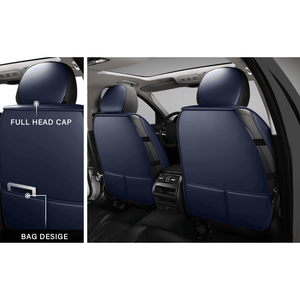 GXT M2 Waterproof <b>Leather</b> <b>Car</b> <b>Seat</b> <b>Covers</b>-Patriotic American Flag Design Front & Rear Set - Product Image 3