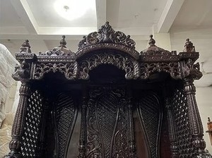 Hindu Pooja <b>Mandir</b> Teak Wood Modern Style Customized Size Luxury Home Decor Temple Wholesale DST EXPORTS Australia Sale - Product Image 4