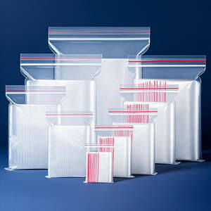 Wholesale Reusable PE <b>Zipper</b> <b>Bags</b> | Clear Plastic Slide Zip Pouches | Custom Zip <b>Storage</b> <b>Bags</b> for Food Use - Product Image 1