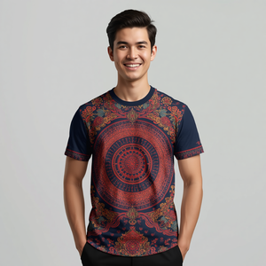 บริการพิมพ์เสื้อยืดคอตตอนแขนสั้นแบบกำหนดเอง พร้อมบริการ OEM ODM - Product Image 4