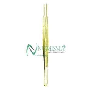 Pinces chirurgicales droites hémostatiques en acier inoxydable plaqué or, certifiées CE, pour pansements et chirurgie générale - Product Image 2