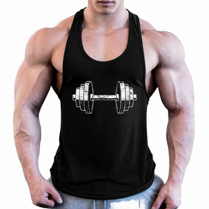 Men's Athletic singlet Workout Gear Bodybuilding Vest Breathable Knitted Formal Tank Vest Cotton Tank top for boys - Product Image 1